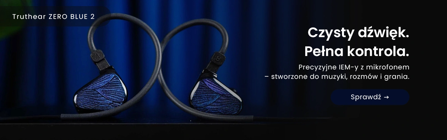 Truthear ZERO blue 2 słuchawki iem